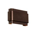 Industriële wandlamp donkerbrons 2-lichts - Coen, Huis en Inrichting, Lampen | Wandlampen, Verzenden, Nieuw, Industrieel