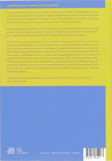 Handboek klinische ontwikkelingspsychologie 9789031352067, Verzenden, Zo goed als nieuw, P.J.M. Prins
