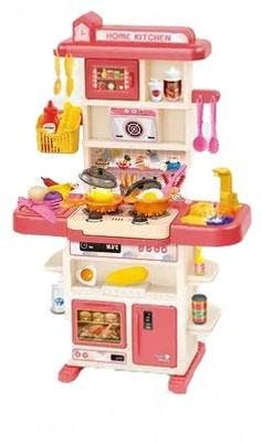 Keuken met 43 delige accessoire set Roze (Speelgoed), Kinderen en Baby's, Ophalen of Verzenden, Nieuw