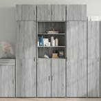 vidaXL Opbergkast 70x42,5x225 cm bewerkt hout grijs sonoma, Huis en Inrichting, Kasten | Buffetkasten, Minder dan 50 cm, Nieuw