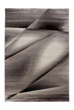 Modern Vloerkleed | Miami | Abstract | Bruin | 80x300 cm, Verzenden, Nieuw