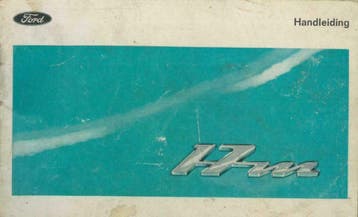 1969 Ford Taunus 17M Instructieboekje Handleiding Nederlands, Verzenden