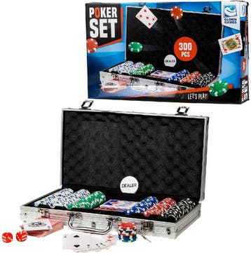 Poker Set Alu Koffer 300 Dlg., Verzenden, Nieuw