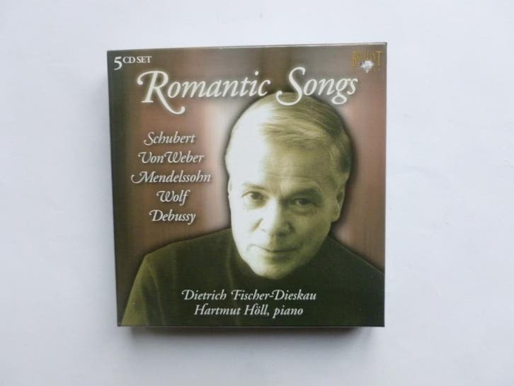 Romantic Songs - Dietrich Fischer-Dieskau (5 CD Box), Cd's en Dvd's, Cd's | Klassiek, Zo goed als nieuw, Ophalen of Verzenden