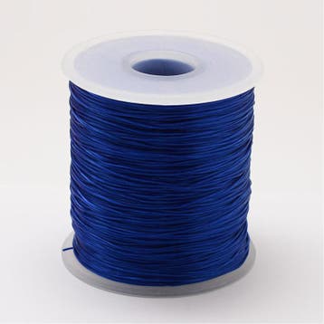 5 meter plat elastisch draad 0,2mm Blue, Ophalen of Verzenden, Nieuw, Draad