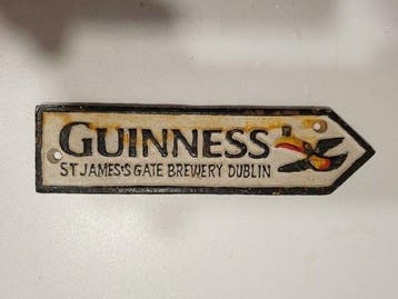 Guinness - Targa Guinness St. Jamess Gate-brouwerij Dublin
