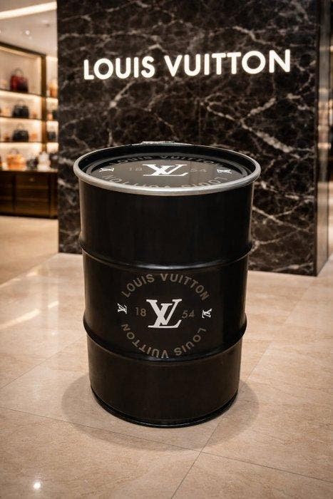 GF Exclusives - Louis Vuitton Barrel Artwork By: GF, Antiek en Kunst, Kunst | Designobjecten