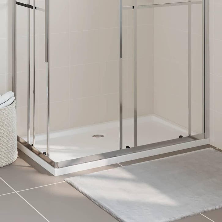 vidaXL Douchebak rechthoekig 70x120 cm ABS wit, Doe-het-zelf en Verbouw, Sanitair, Nieuw, Verzenden