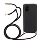 Galaxy S20 Plus Crossbody TPU Hoesje met Koord Zwart, Ophalen of Verzenden, Nieuw