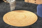 Rond vloerkleed PURE NATURE 120cm Jute handgeweven, Ophalen of Verzenden, Nieuw