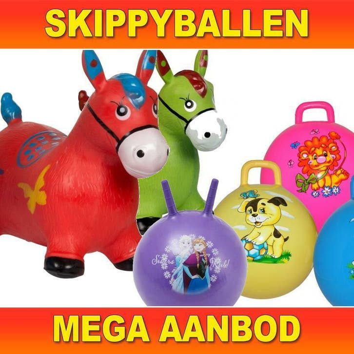 Skippybal kopen - Mega aanbod skippyballen direct leverbaar!, Kinderen en Baby's, Speelgoed | Overig, Jongen of Meisje, Nieuw