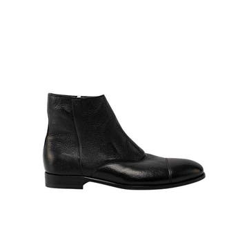 TESTONI - 8 UK - 42 IT - Ankle Boot Shoes Deerskin / Lining, Nieuw