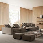 GEZOCHT! Flexform banken | Directe inkoop in elke staat, Huis en Inrichting, Banken | Bankstellen, Nieuw, Groundpiece Soft Dream Cestone Lifesteel Life Steel