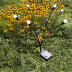 Solar priklamp Miami | Warm wit licht | Set van 4 stuks, Tuin en Terras, Buitenverlichting, Zonne-energie, Kunststof, Verzenden