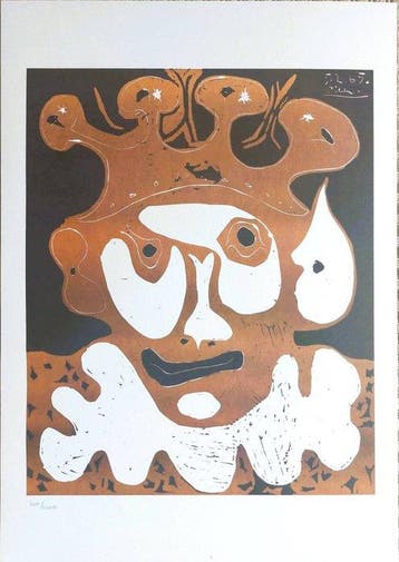 Pablo Picasso (1881-1973) - Carnaval (Tête de Bouffon)