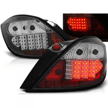 Achterlichten Opel Astra H LED zwart 5 Deurs, Ophalen of Verzenden, Nieuw