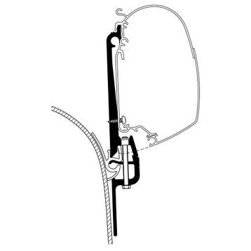 Thule Hymer Car 99 Adapter, Caravans en Kamperen, Camper-accessoires, Ophalen of Verzenden, Nieuw