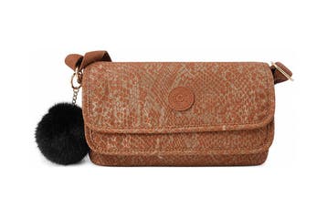 Kipling Schoudertas Bruin, Verzenden, Zo goed als nieuw, Bruin