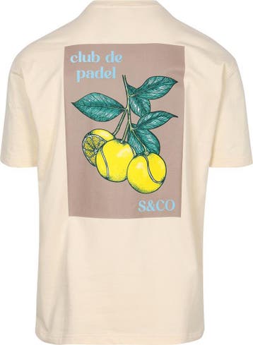 Supply & Co T-Shirt Backprint Off White maat M Heren, Kleding | Heren, T-shirts, Verzenden, Nieuw, Maat 48/50 (M), Supply & Co