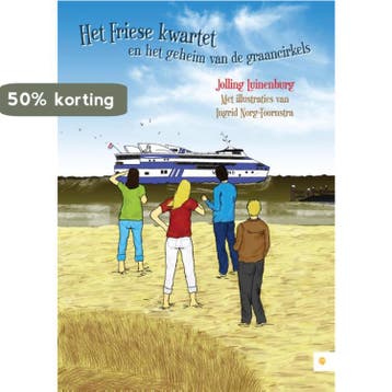Het Friese kwartet en het geheim van de graancirkels, Verzenden, Zo goed als nieuw, Jolling Luinenburg
