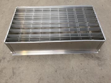 Uitblaasset universeel, horizontaal en verticaal instelbaar, Doe-het-zelf en Verbouw, Verwarming en Radiatoren, Ophalen of Verzenden