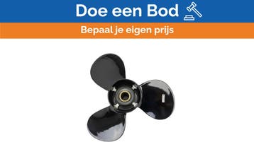 Bieden: Michigan Match 3-Blade Aluminum Boat Propeller 9 1/, Watersport en Boten, Ophalen of Verzenden, Nieuw