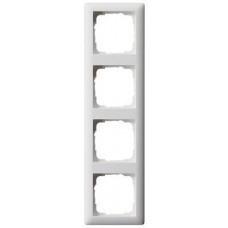 Gira Afdekraam 4 voudig Zuiver wit (hagelwit) MAT 021404, Doe-het-zelf en Verbouw, Elektra en Kabels, Stopcontact, Nieuw