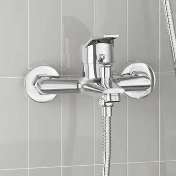 vidaXL Douchemengkraan Chroom G 1/2 inch, Verzenden, Nieuw