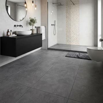 Wandtegel Rako Betonico Black Zwart 40x120 (Vloeren), 60 cm of meer, 40 tot 60 cm, Keramiek, Nieuw