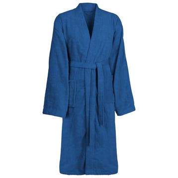 vidaXL Badjas KINN Blauw XXL Katoen, Verzenden, Nieuw