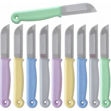 Solingen Schilmesje – RVS Glad – 16 cm met Blade Cover, Ophalen of Verzenden, Nieuw, Rvs of Chroom