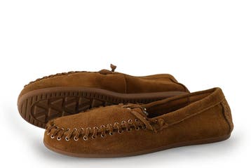 Linea Zeta Instappers in maat 39 Bruin, Kleding | Dames, Bruin, Verzenden, Instappers, Zo goed als nieuw