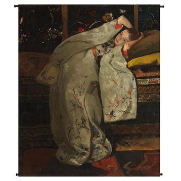 Kimono Wandkleed fotoprint 120x140cm, Verzenden, Nieuw