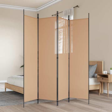vidaXL Kamerverdeler polyester staal, Huis en Inrichting, Verzenden, Nieuw