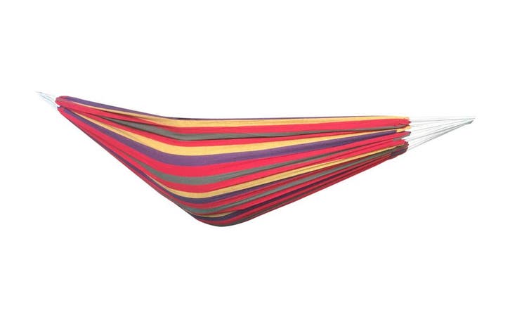 Grote Hangmat Comfort | Rood | Laatste Stuks!, Tuin en Terras, Hangmatten, Met standaard, Buiten, Nieuw, Meerpersoons, Ophalen of Verzenden