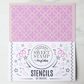 Sweet Stamp Stencil Jasmine Trellis 21,5x25cm, Verzenden, Nieuw