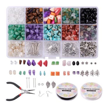 Starters pakket sieraden maken met edelstenen, tangetje e..., Ophalen of Verzenden, Nieuw, Kraal