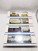 Märklin H0 - Modeltrein goederenwagon (4) - 4x museumwagon, Nieuw
