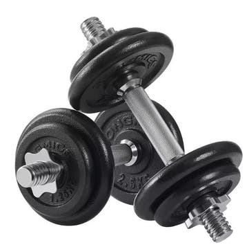 Verstelbare Dumbbell Set 20/30 kg met Halterstang Thuis, Verzenden, Nieuw
