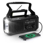 Noodradio Solar Dynamo 10000 mAh Powerbank Zaklamp, Verzenden, Nieuw, Radio