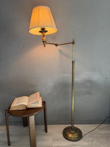 Staande lamp - Verguld brons - Chique antiek high-end, Nieuw