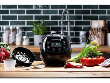 REISHUNGER Digitale Mini Reiskoker 0,6L – 350W – Zwart, Verzenden, Nieuw