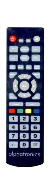 Afstandsbediening Alphatronic m17ew, Ophalen of Verzenden, Nieuw, Origineel