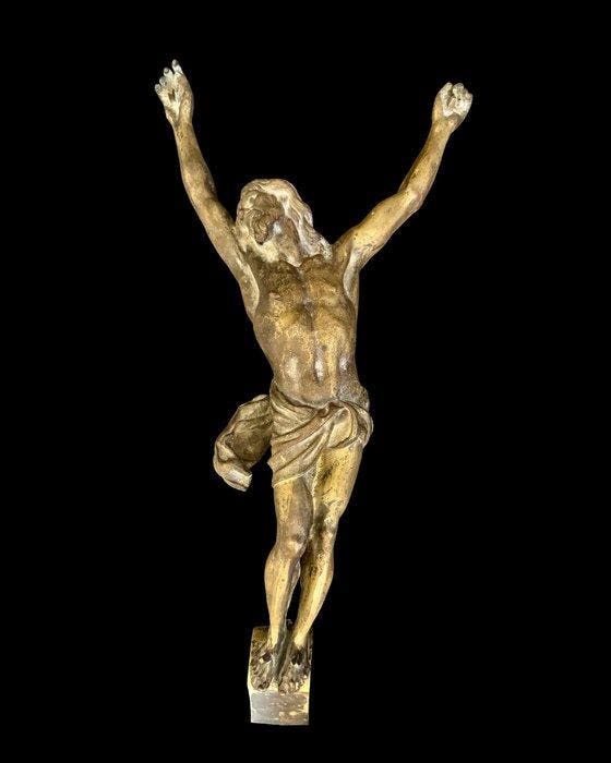 Grand Corpus Christi - 70 cm - 25 kg - Verguld brons -, Antiek en Kunst, Kunst | Niet-Westerse kunst