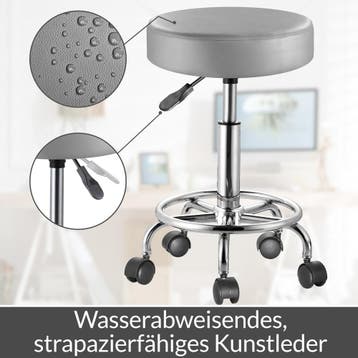 Rolkruk Hoogte Verstelbaar Grijs 360° (Kantoor inrichting), Verzenden, Nieuw in verpakking