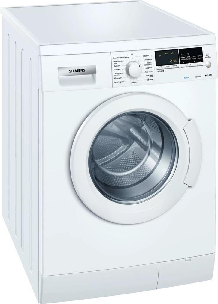 Siemens WM14E448 - Wasmachine - 7 kg - 1400 tpm -, Witgoed en Apparatuur, Wasmachines, Zo goed als nieuw, Voorlader, 85 tot 90 cm