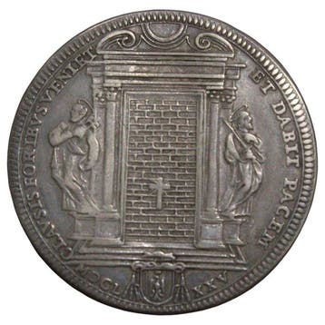 Vaticaan. Estados Pontifícios – 1 Piastra em Prata – 1675, Postzegels en Munten