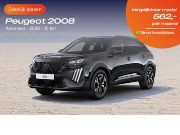 Peugeot 2008 | Zakelijk Leasen vanaf 106,- p/mnd, Nieuw, Financial lease, Lease