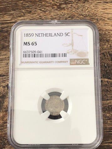 Nederland. Willem III. 5 Cents 1859 (Zonder minimumprijs), Postzegels en Munten, Munten | Nederland