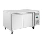 U-serie 2-deurs Counter Koelkast 427L – Professionele RVS., Verzenden, Nieuw in verpakking